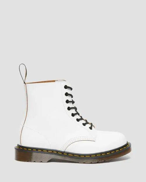 1460 White Quilon Made In England Boots