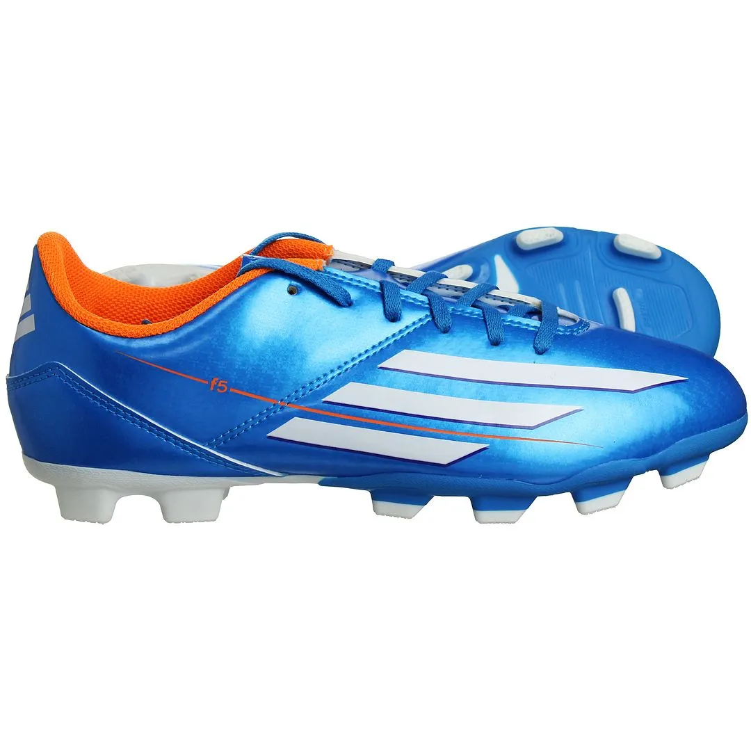 Adidas F5 TRX FG Kids Blue Football Boots