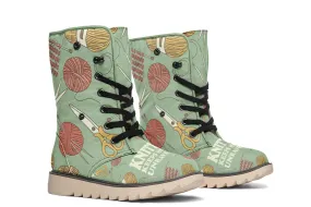 Adorable Unravelling Polar Vibe Boots