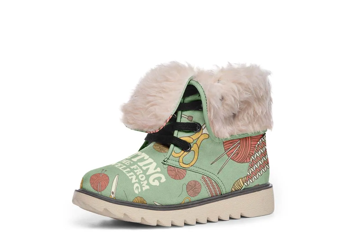 Adorable Unravelling Polar Vibe Boots