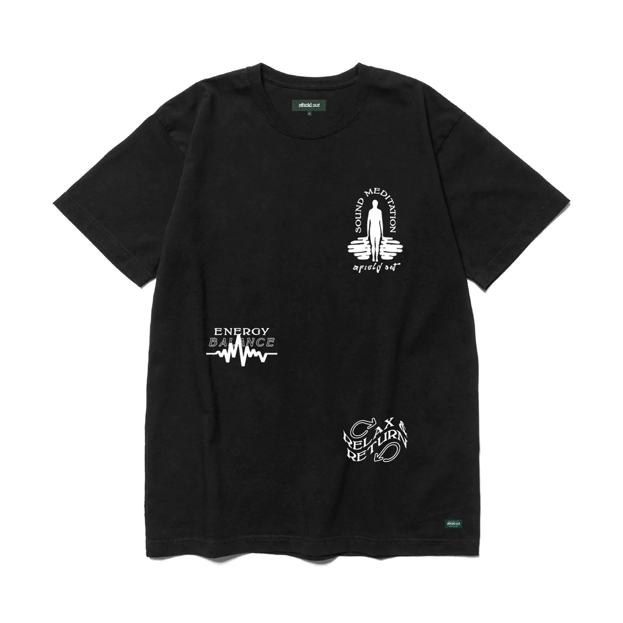 Afield Out Sound Tee Black