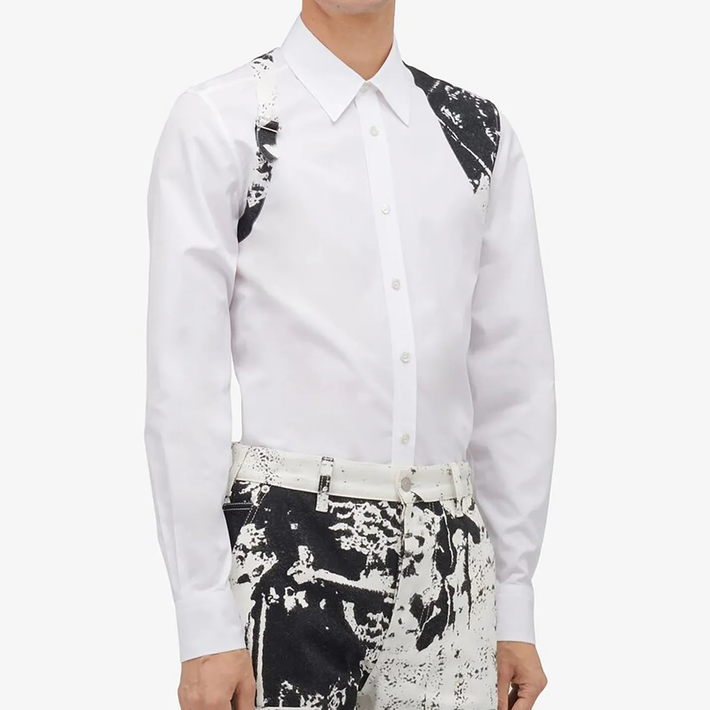 Alexander McQueen Fold Harness Shirt