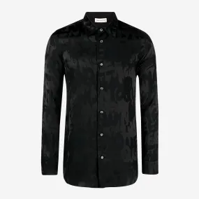 Alexander McQueen Graffiti Jacquard Shirt