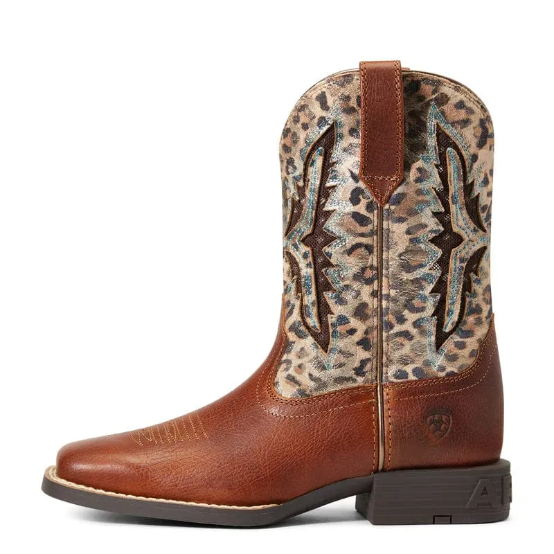 Ariat Boots Kids Koel Venttek Spiced Cider/Metallic Leopard