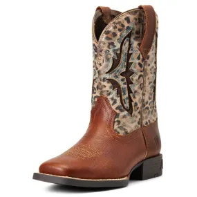 Ariat Boots Kids Koel Venttek Spiced Cider/Metallic Leopard