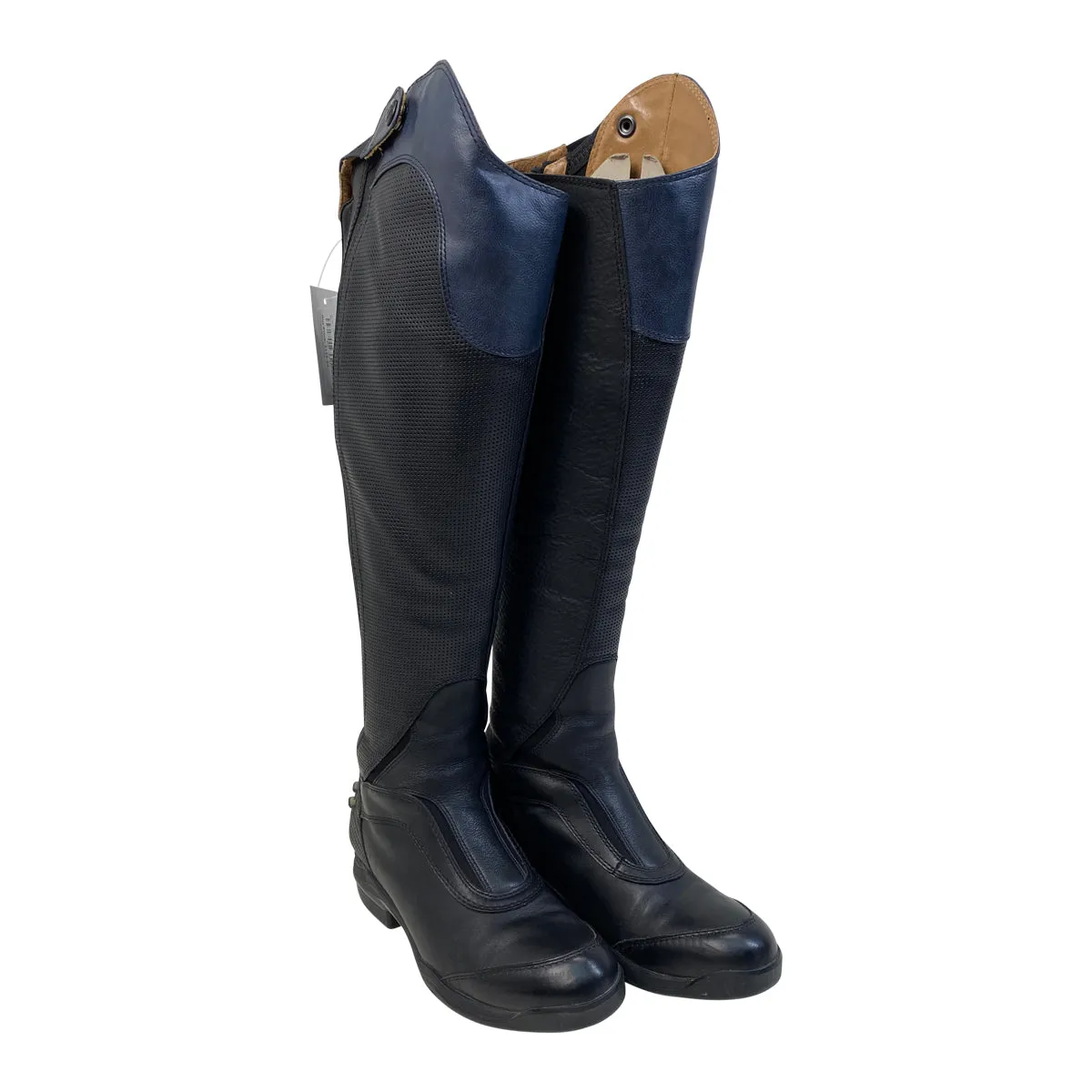 Ariat V Sport Tall Boots in Black/Navy - Women's US 8.5 Med/Reg