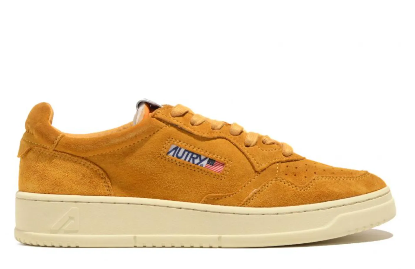 Autry Action Shoes All Suede Low Man - Ocher / Mustard (LAST ONES)