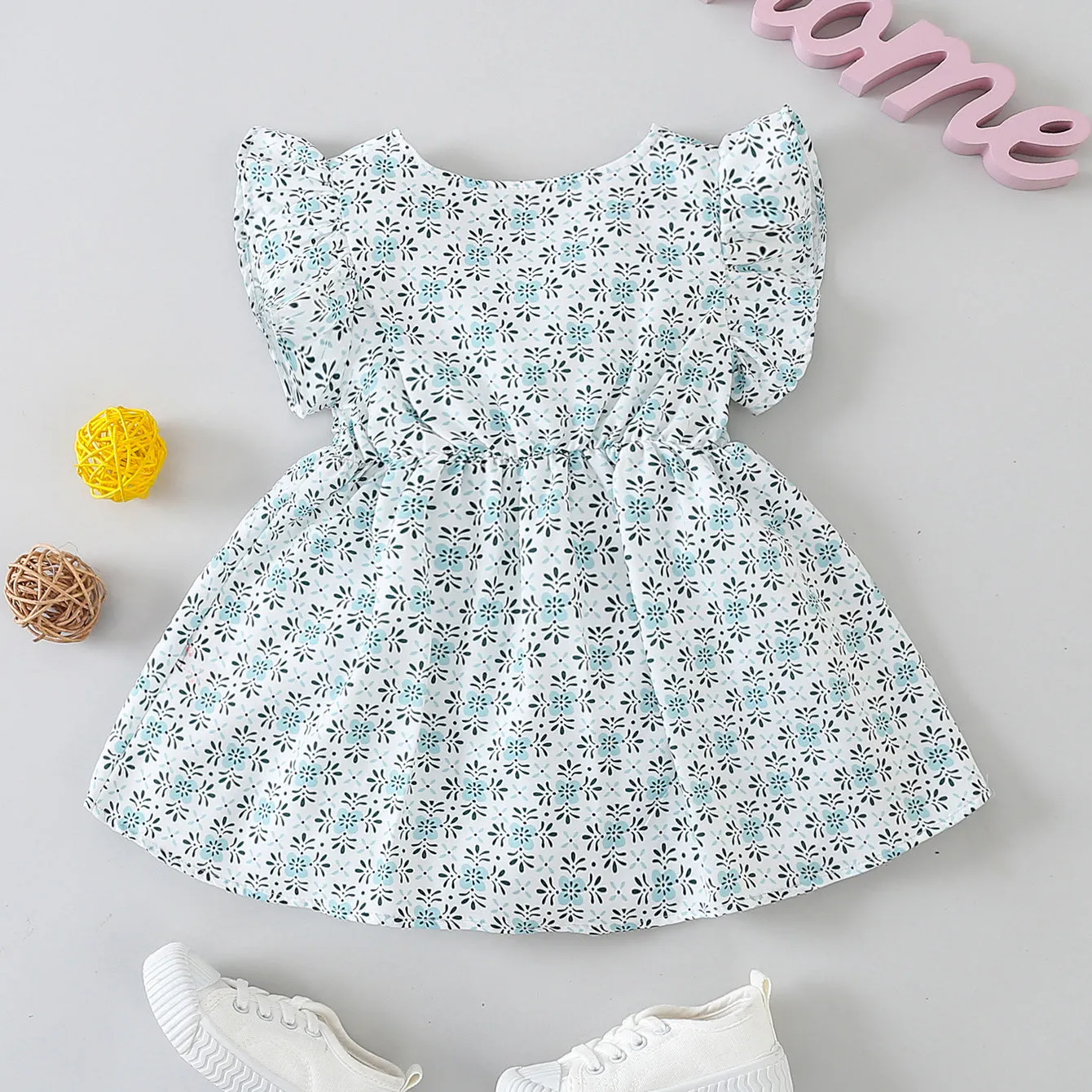 Baby Girls Flower Print Dresses