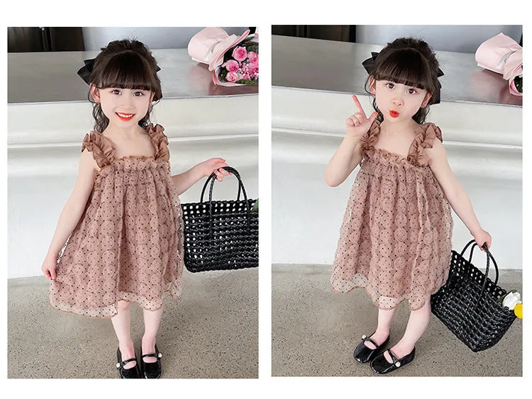 Baby Kid Girls Polka dots Dresses