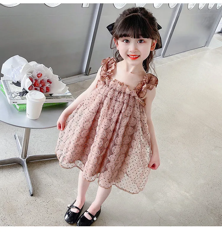 Baby Kid Girls Polka dots Dresses