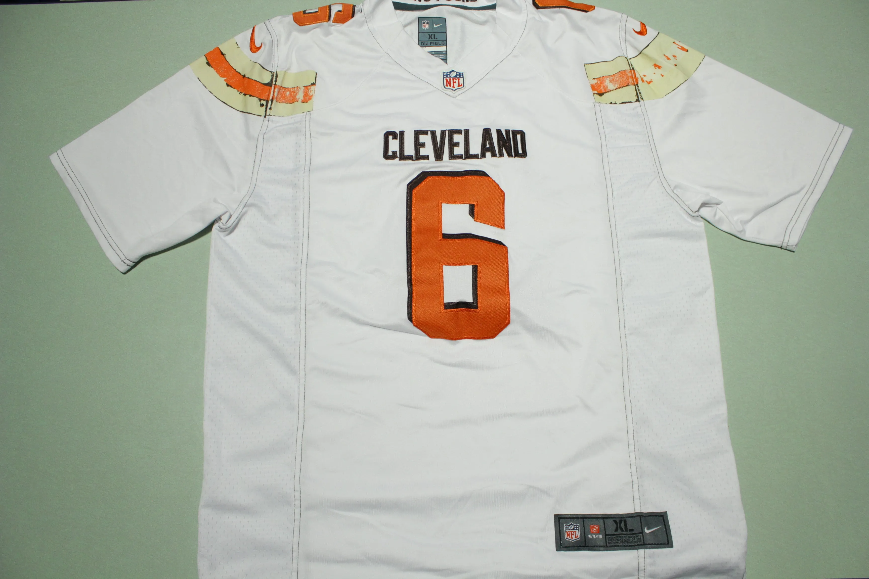 Baker Mayfield #6 Cleveland Browns Faded Nike Football Jersey