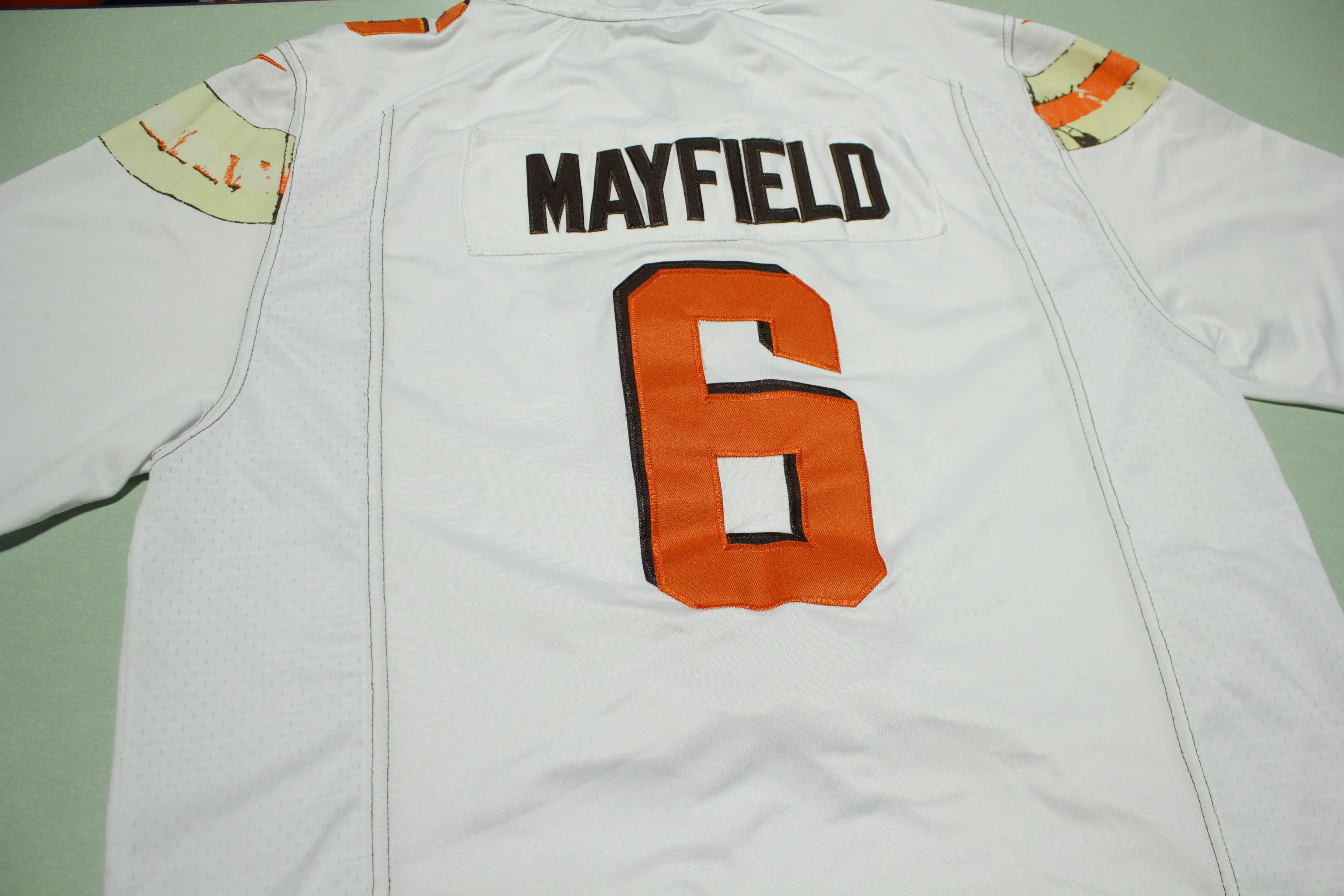 Baker Mayfield #6 Cleveland Browns Faded Nike Football Jersey