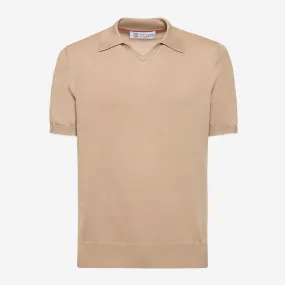 Brunello Cucinelli Short Sleeve Knit Polo Shirt