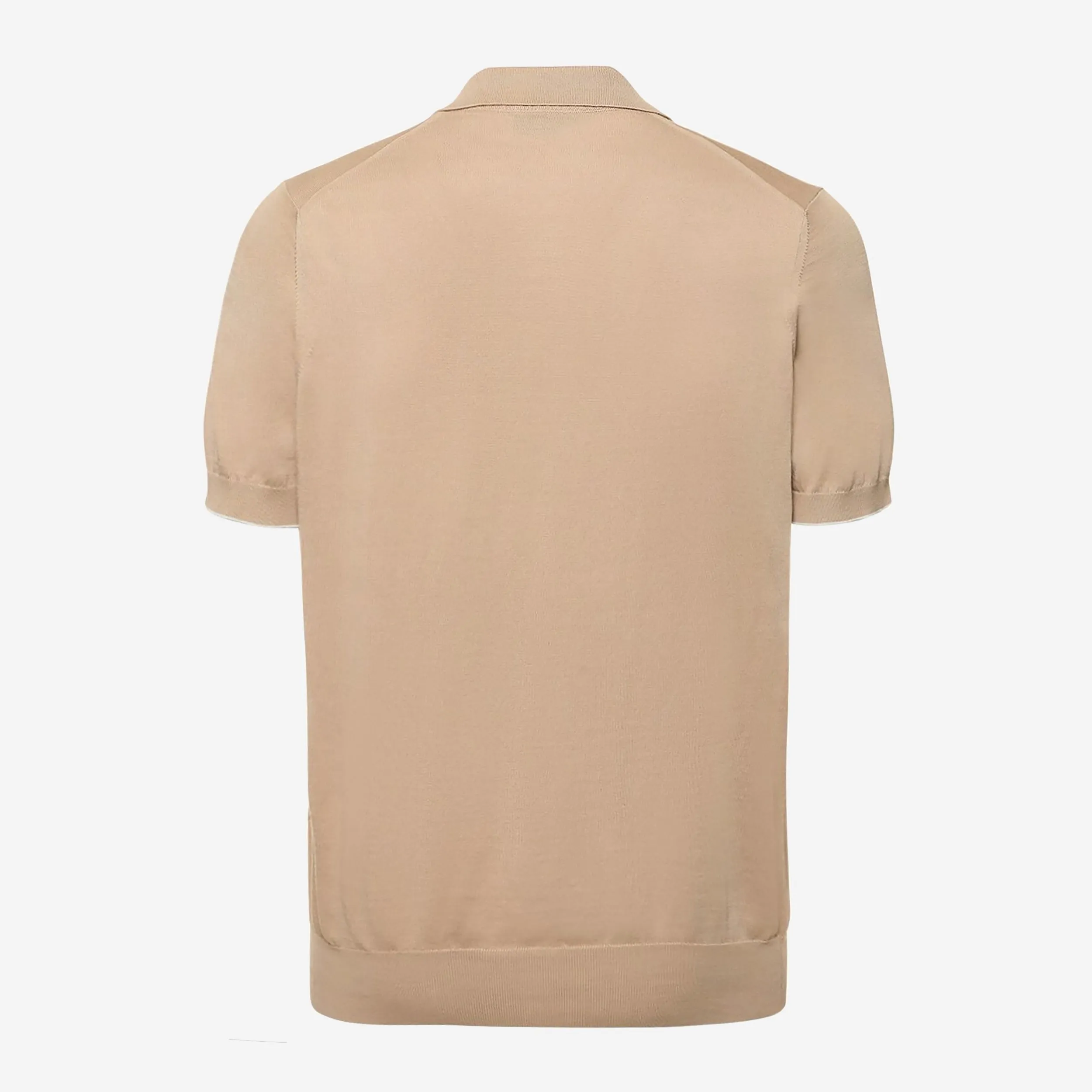 Brunello Cucinelli Short Sleeve Knit Polo Shirt