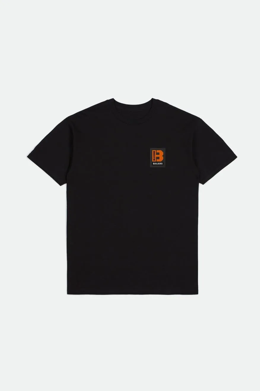 Builders S/S Standard Tee - Black