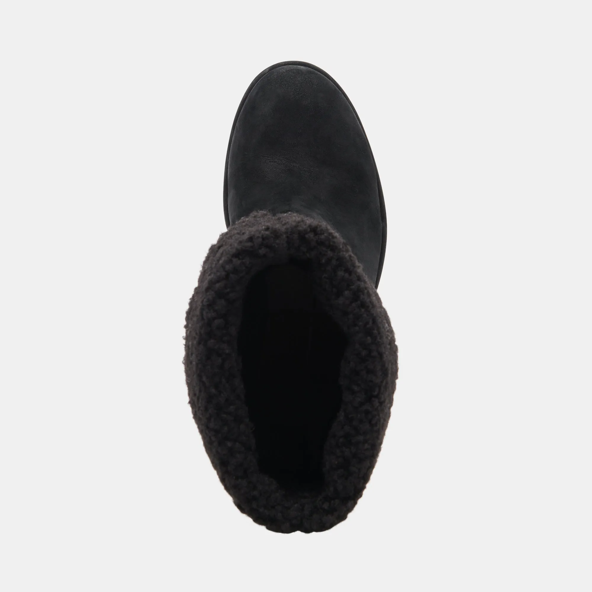 CADDIE PLUSH BOOTS BLACK NUBUCK