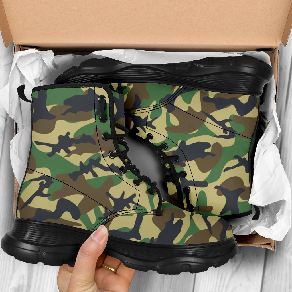 Camo Chunky Boots