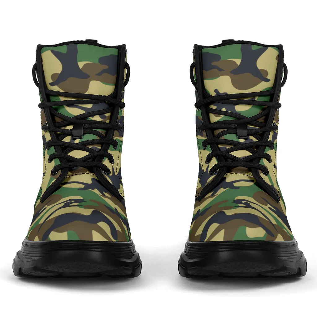 Camo Chunky Boots