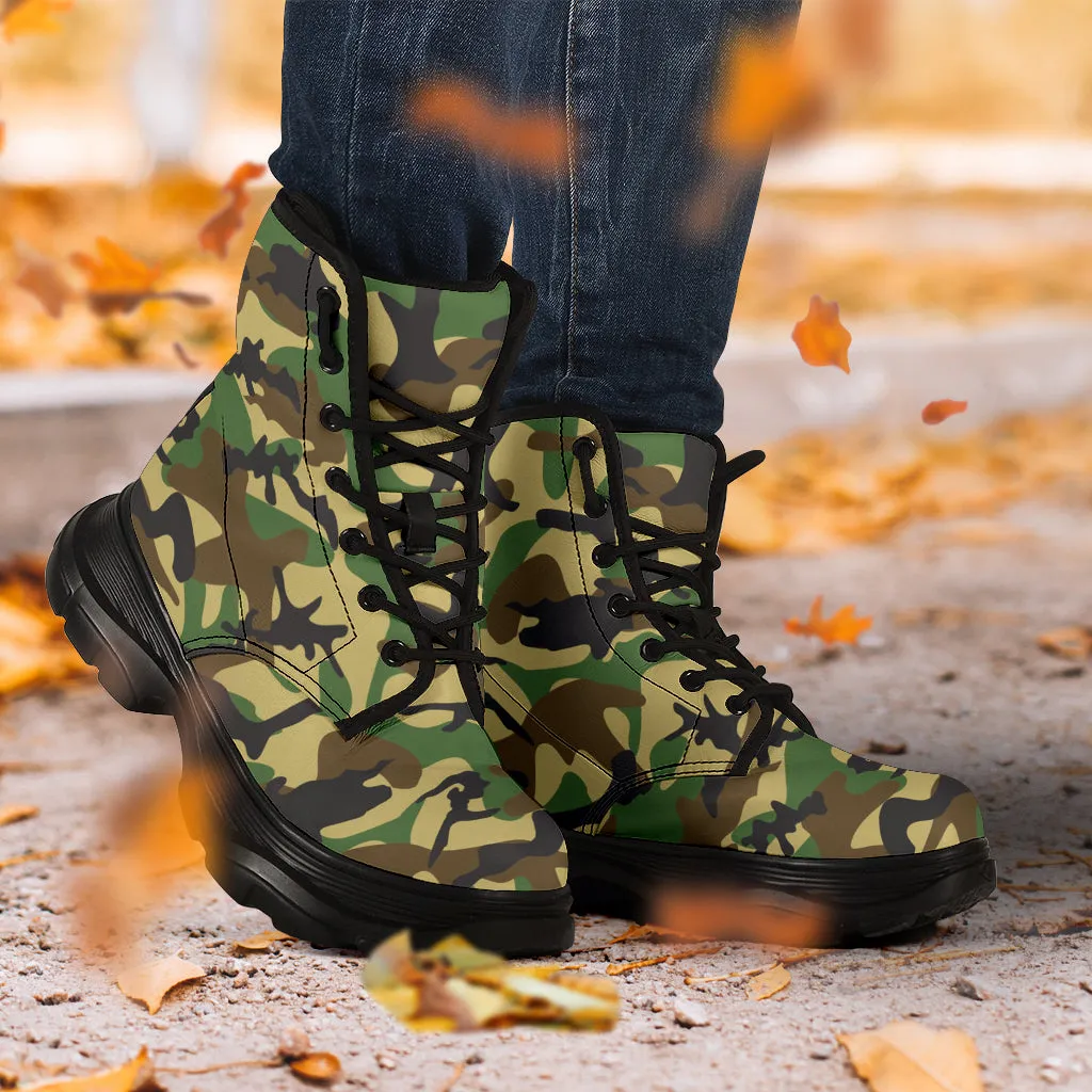 Camo Chunky Boots