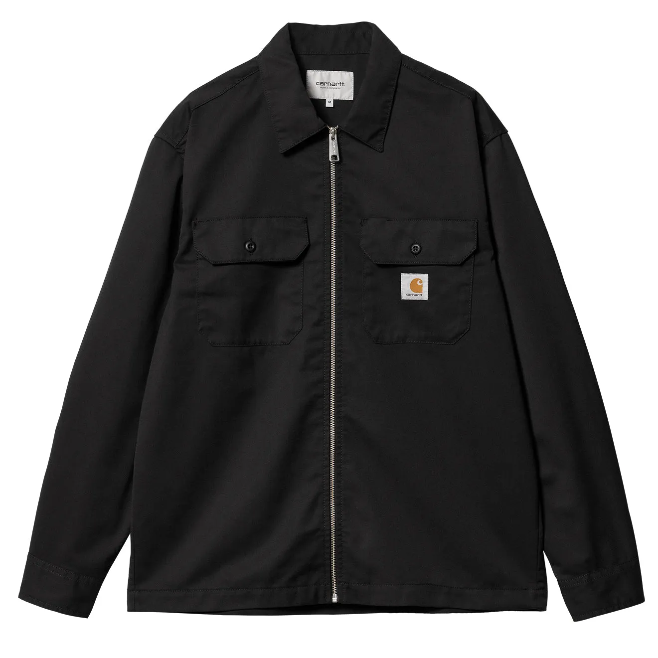 Carhartt WIP Craft Zip L/S Shirt Black Rinsed