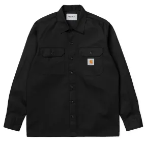 Carhartt WIP L/S Master Shirt Black