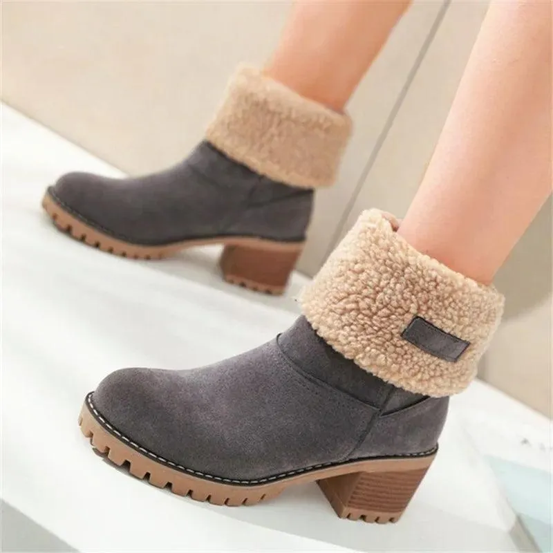 COZY CHIC WINTER BLISS FAUX FUR SNOW BOOTS