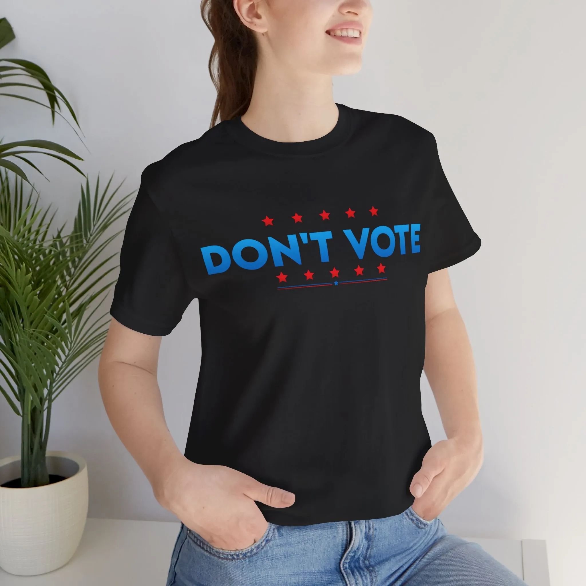 Don't Vote Patriotic Anarchist Tee