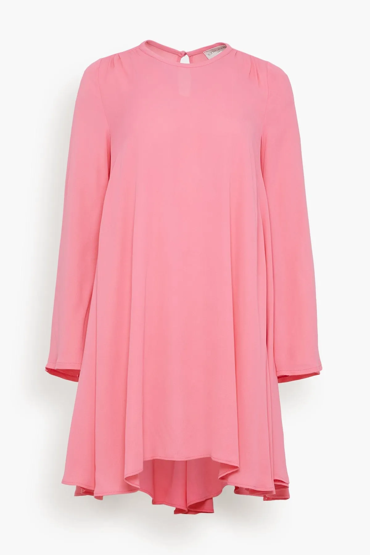 Double Georgette Long Sleeve Dress in Bubble