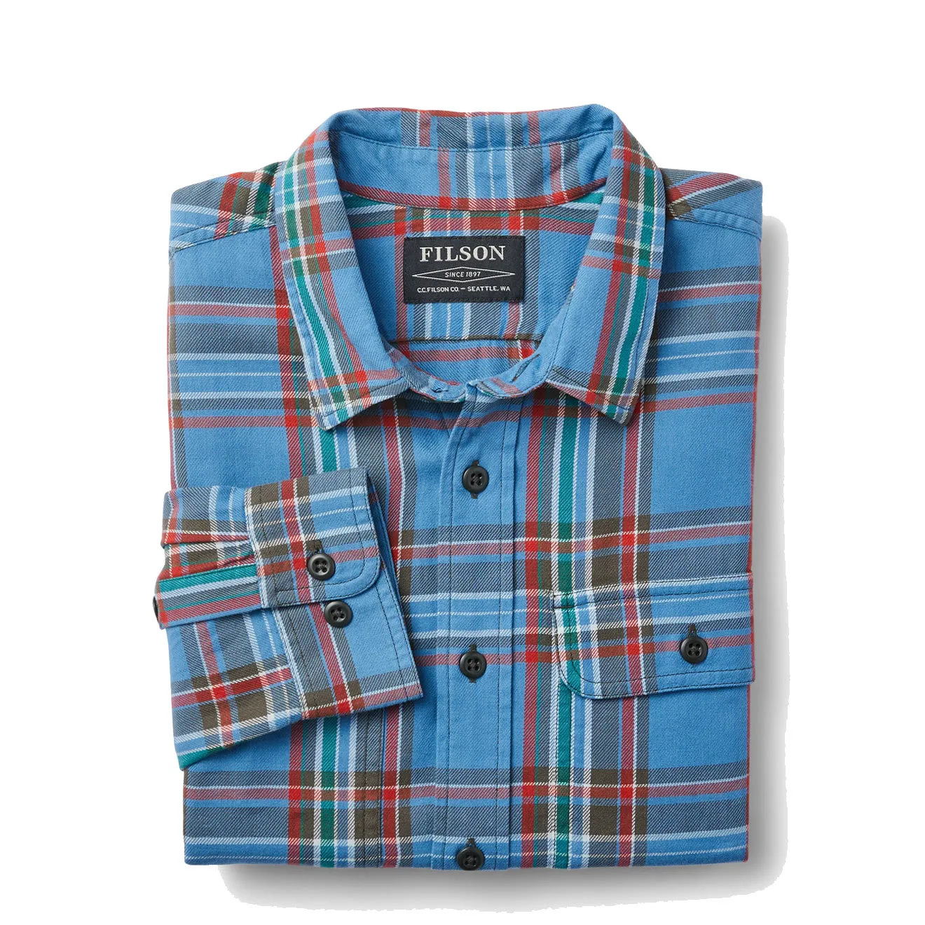 Filson Scout Shirt Blue / White / Green / Red