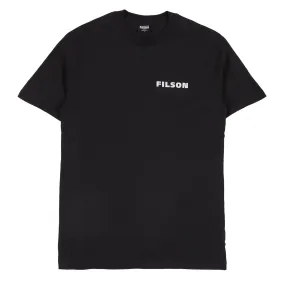 Filson S/S Ranger Graphic T-Shirt Fast Track Black Trout