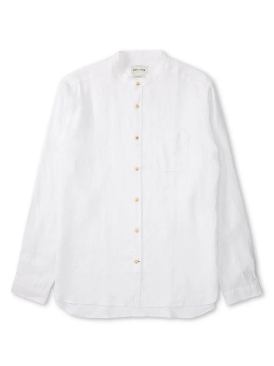 Grandad Shirt Bridford White