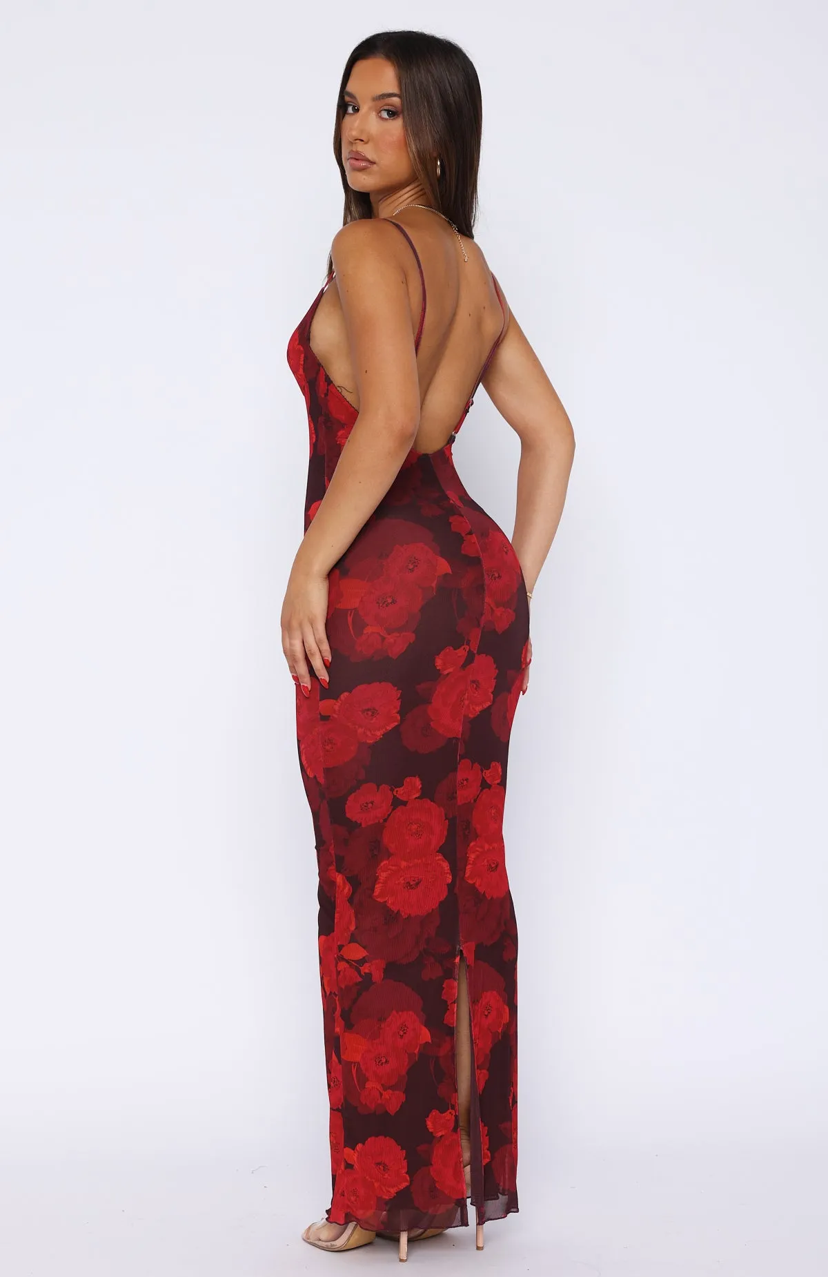 I Don't Miss You Maxi Dress Ruby Floral