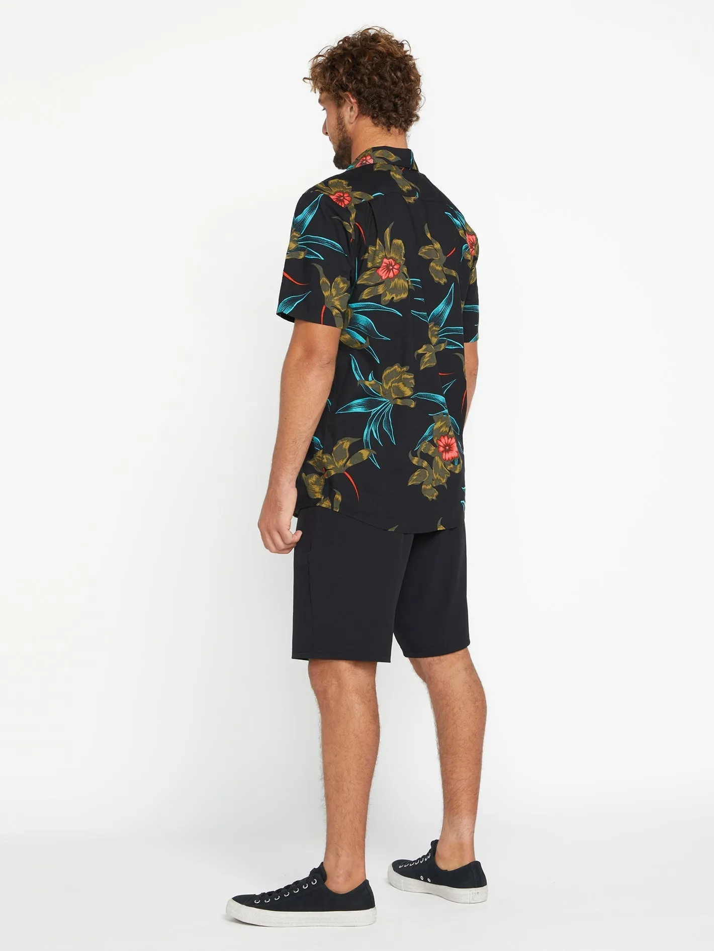 Island Time Short Sleeve Shirt - Black Combo