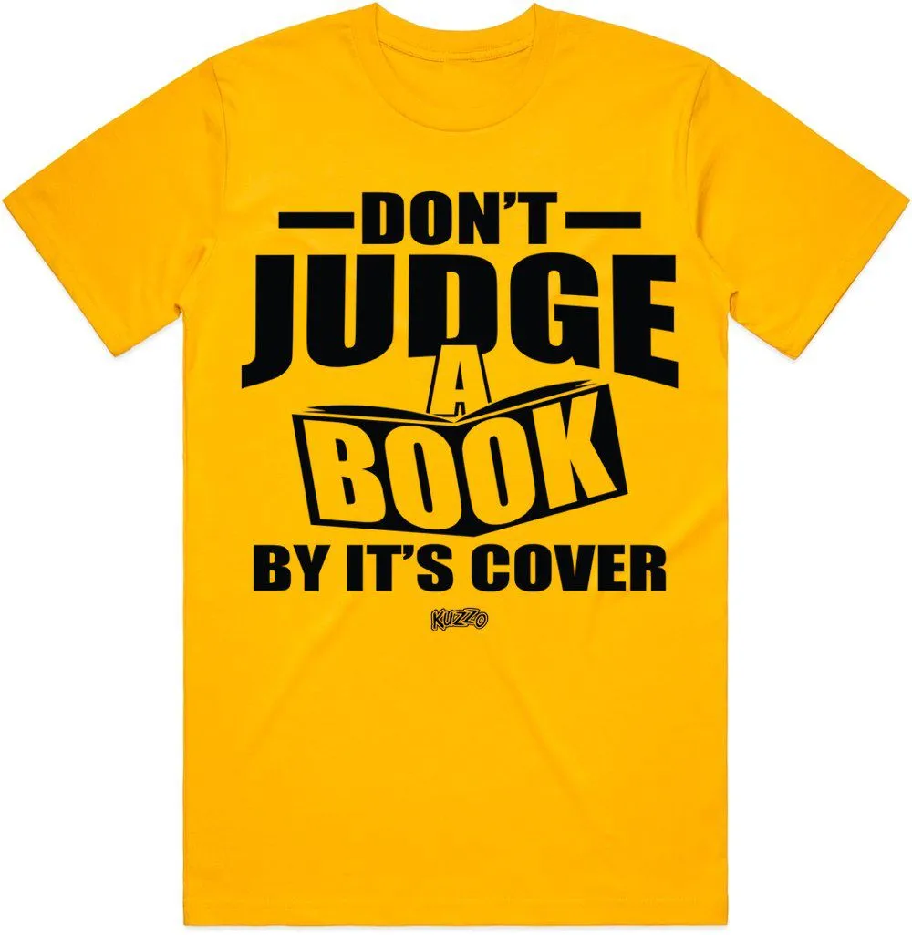 JUDGE BOOK : Gold Sneaker Tees Shirt (black ink)