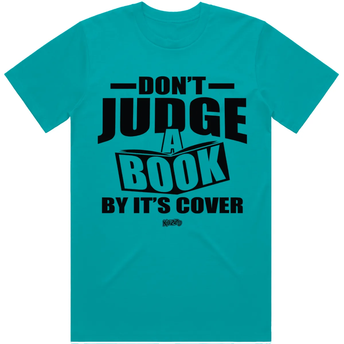 JUDGE BOOK : Teal Sneaker Tees Shirt (black ink)