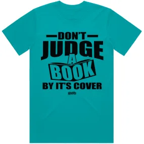 JUDGE BOOK : Teal Sneaker Tees Shirt (black ink)