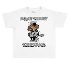 Kids Cool Grey 11 Shirt - Cheddar  - White