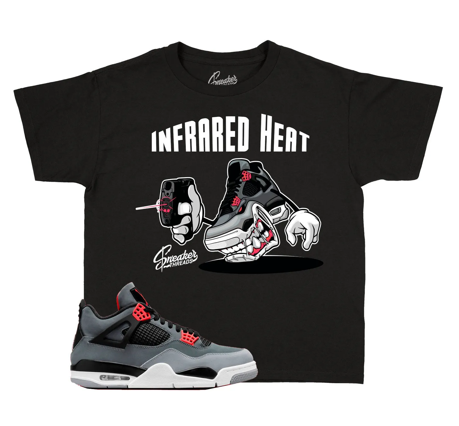 Kids Infrared 4 Shirt - Fly Heat - Black