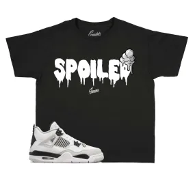 Kids - Military Black 4 Spoiled Shirt