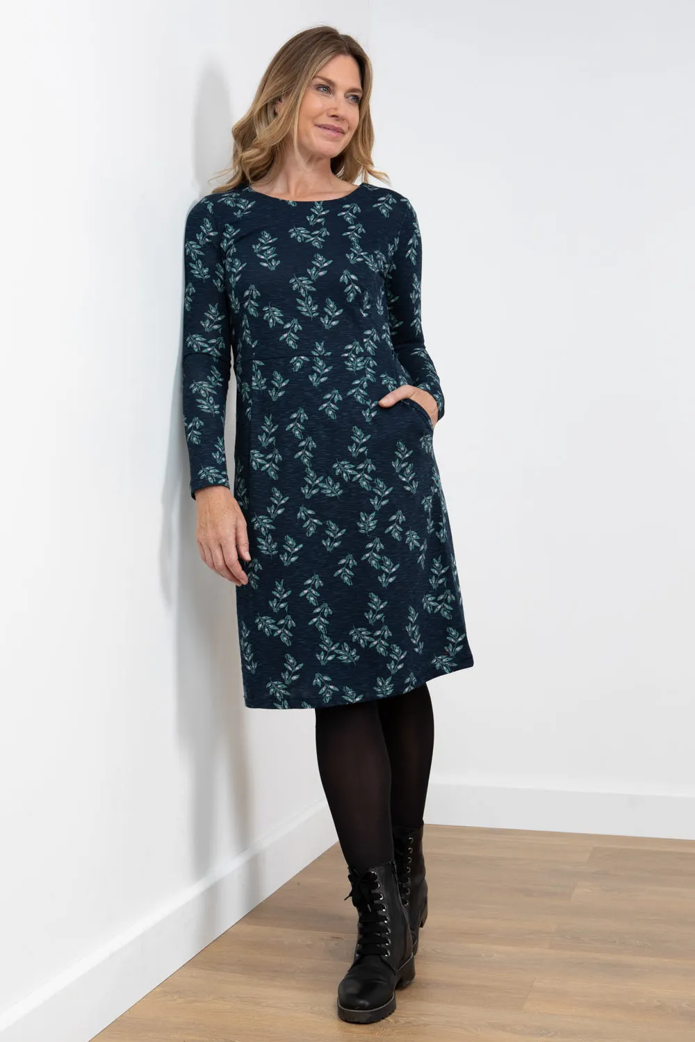 Lily & Me - Halmore Dress Hazel - Navy