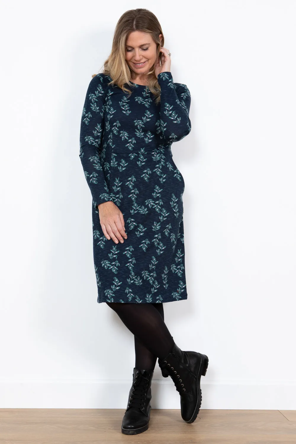 Lily & Me - Halmore Dress Hazel - Navy