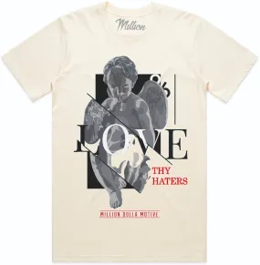 LOVE THY HATERS : Cream Sneaker Tees Shirt