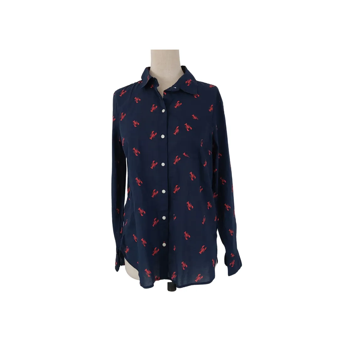 Old Navy Scorpio Print Collared Shirt | Gently Used |