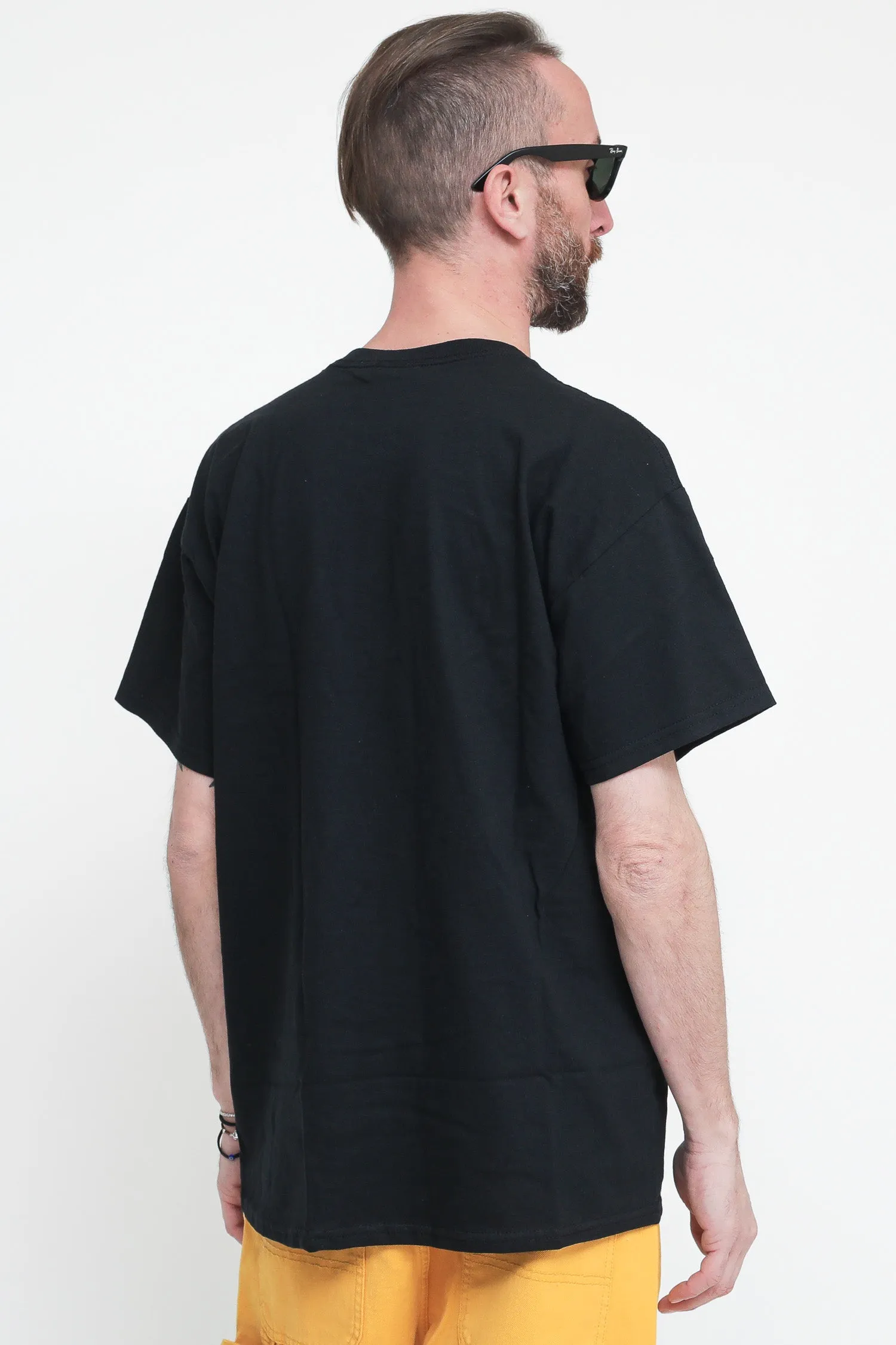 Outlined T-Shirt - Black Red