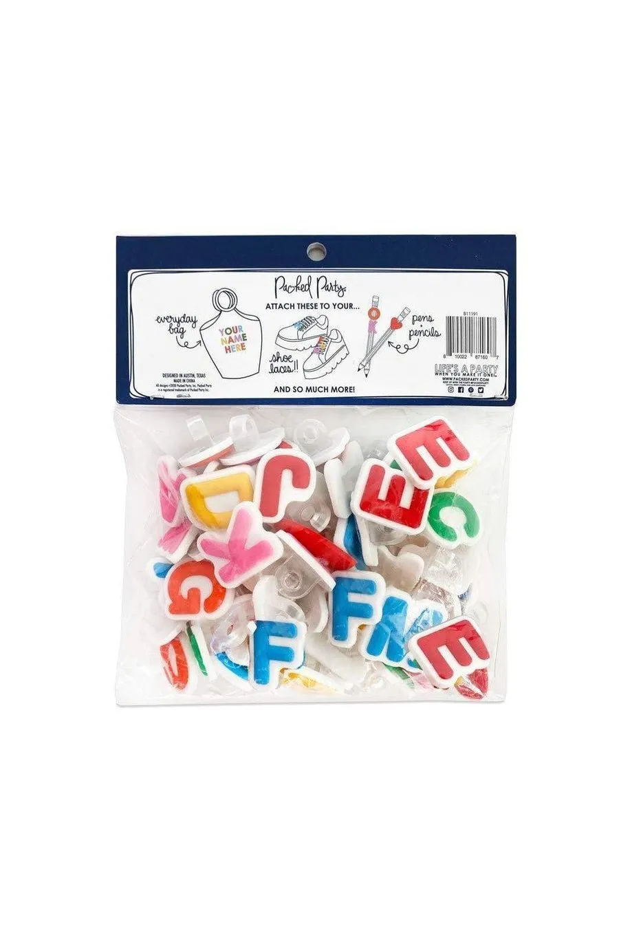 Packed Party Spell it Out Letter Attachments