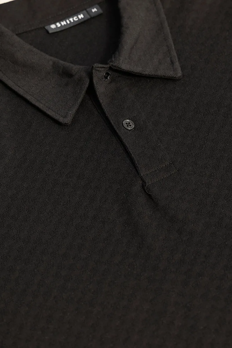 Pixicle Black Polo T-Shirt