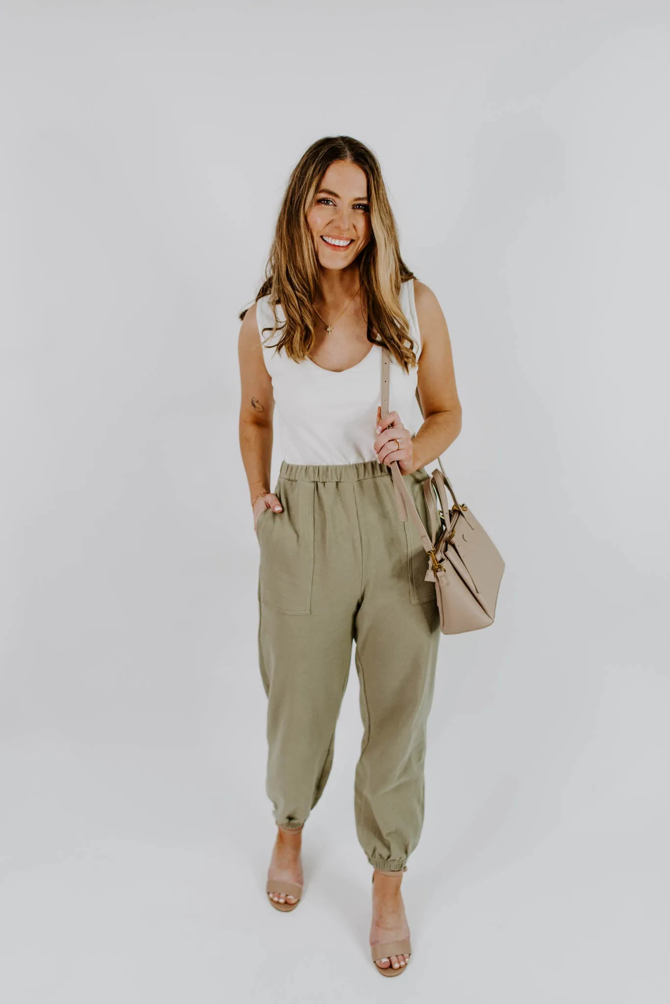 Pushing Forward Contrast Jogger Jumpsuit