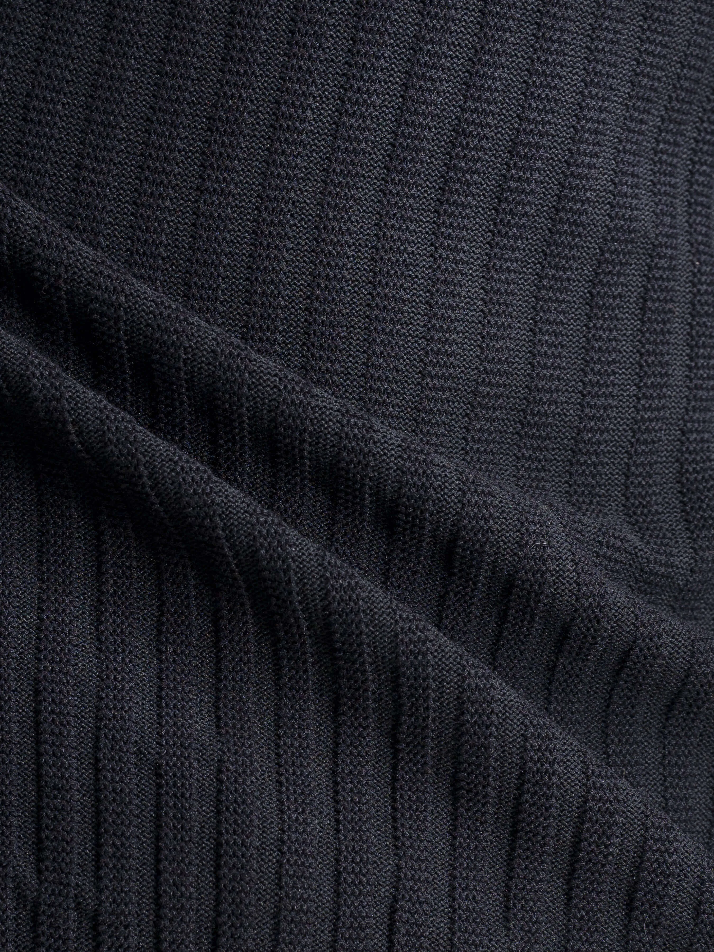 Raoul Knit - Black Quarter-Zip