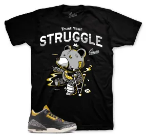 Retro 3 Cement Gold Trust Struggle Shirt