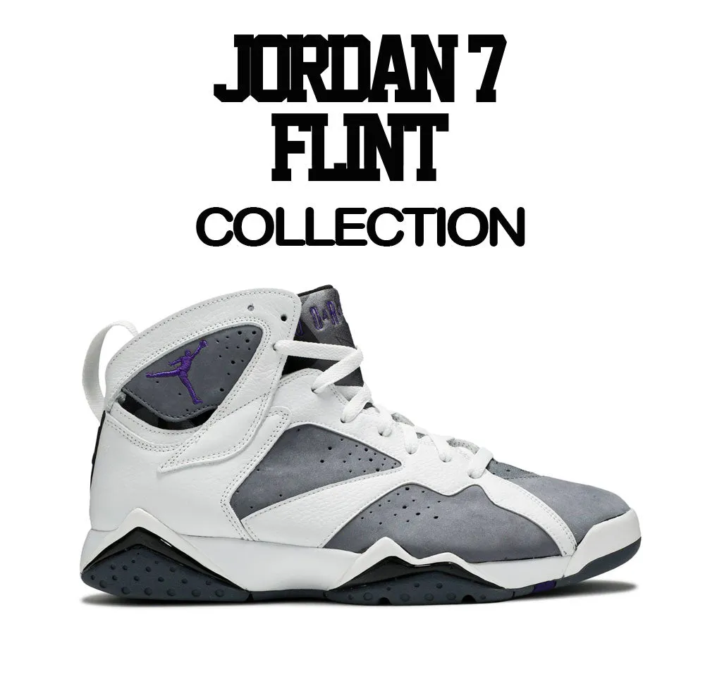 Retro 7 Flint Grey Shirt - Money Over Love - Black